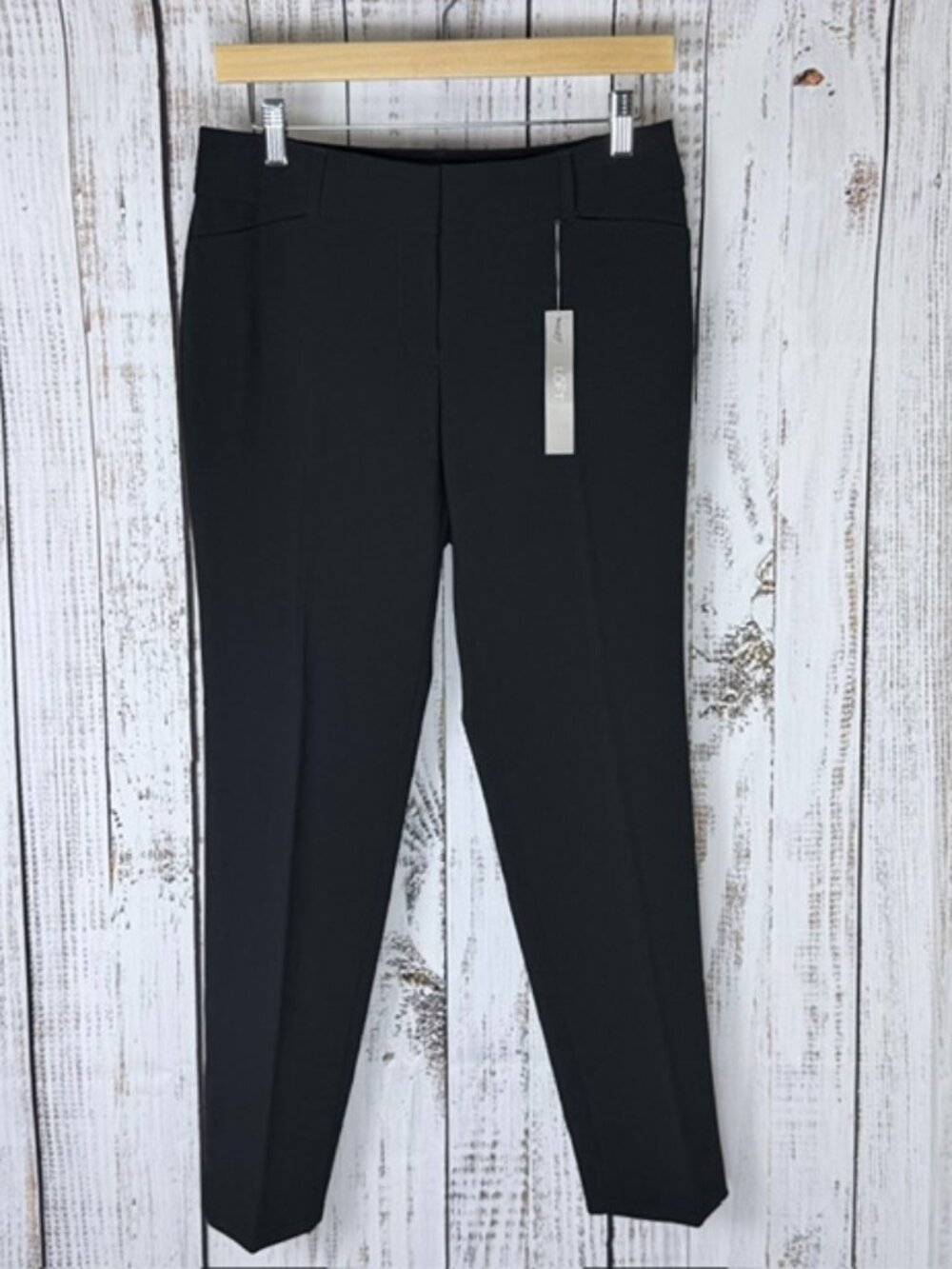 🖤NWT Ann Taylor LOFT Petites Julie Straight Curvy Fit Dress Pants Black 4P